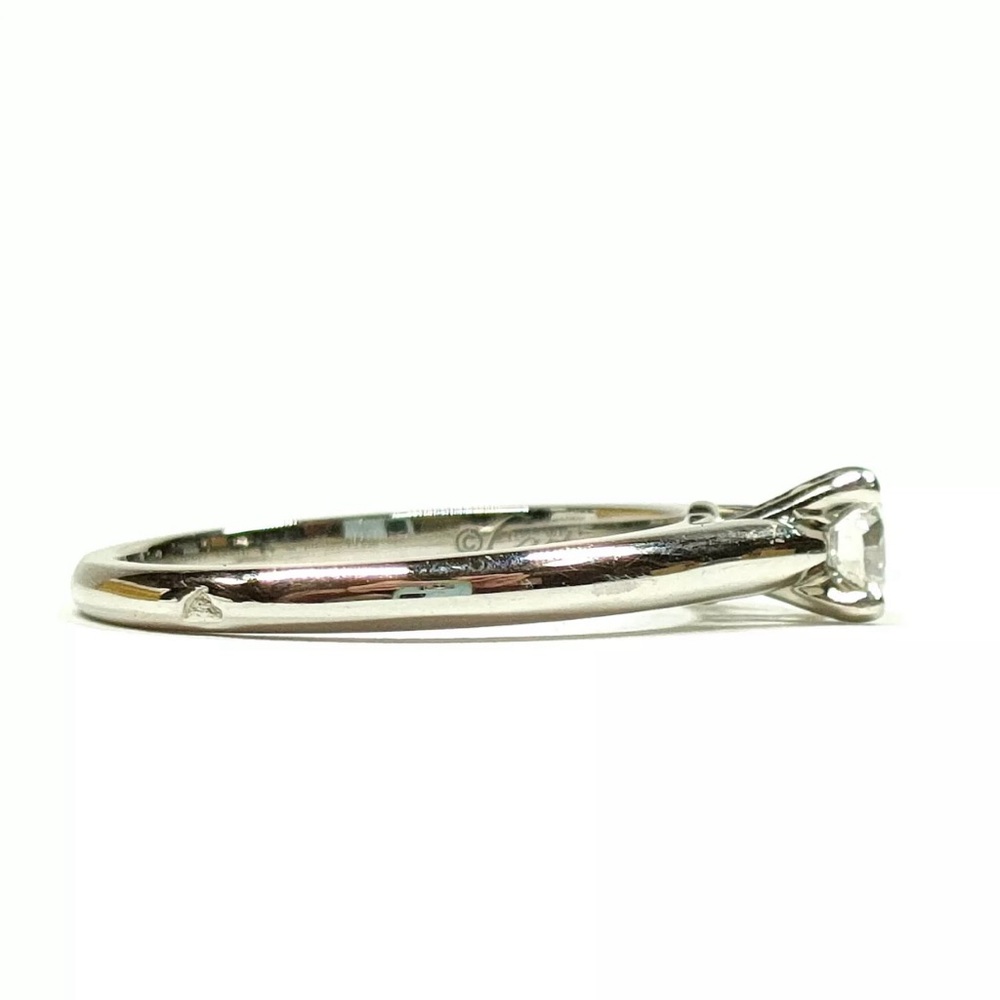 Cartier 1895 1/4 Carat VVS2/E GIA Natural Diamond Platinum Engagement Ring Sz 46 - Picture 8 of 16